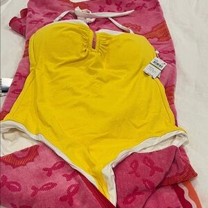 Trina Turk Sunny Yellow One Piece Swimsuit